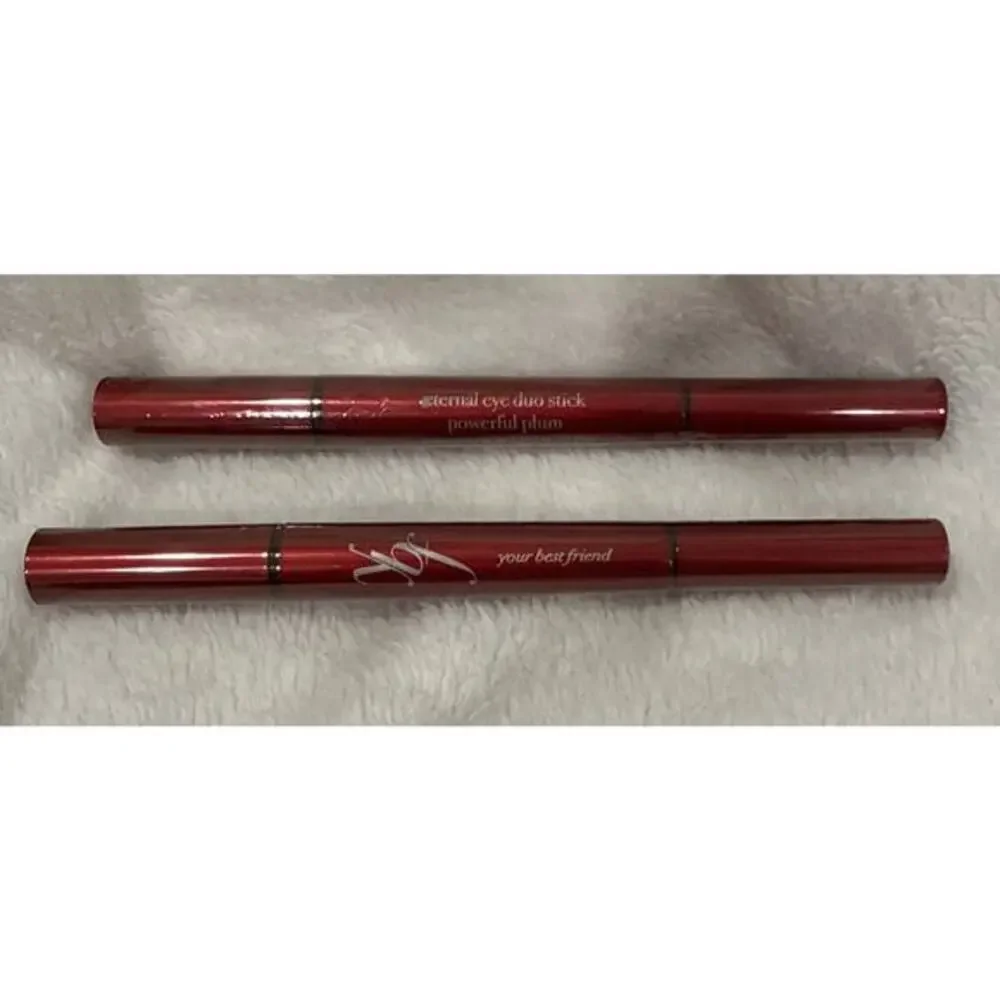 Set Of‎ 2 Ybf Your Best Friend ETERNAL EYE DUO STICK Makeup POWERFUL PLUM